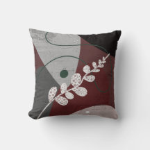 moderne grijze en bruine bladeren abstracte aardto