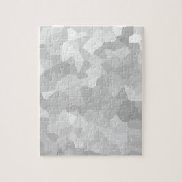 Moderne - grijze en witte veelhoek vormen Abstract Legpuzzel