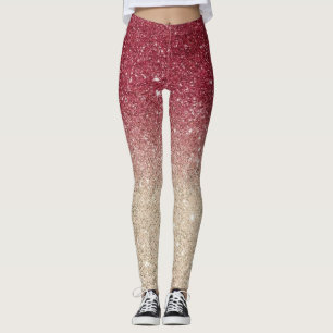 Moderne grijze Glitter Sparkles Leggings