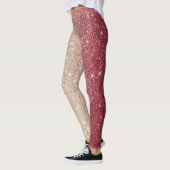 Moderne grijze Glitter Sparkles Leggings (Links)