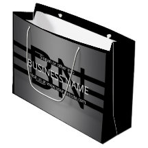 Moderne grijze gradiënt & horizontale zwarte strep