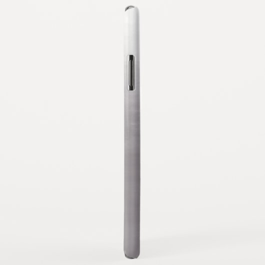 Moderne Grijze Gradient Ombre gepersonaliseerd Case-Mate iPhone Case (Achterkant/rechts)