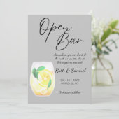 Moderne Grijze Grappige Foto Save The Date (Staand voorkant)