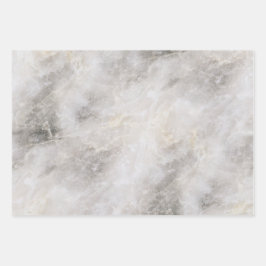 Moderne grijze marmerpatronen inpakpapier vel
