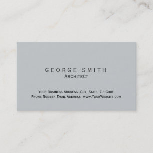 Moderne grijze standaard Visitekaartje