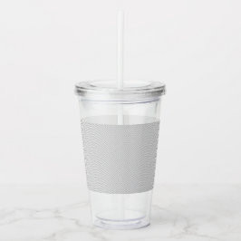 Moderne grijze stippen evenementenbord achtergrond acryl drinkbeker
