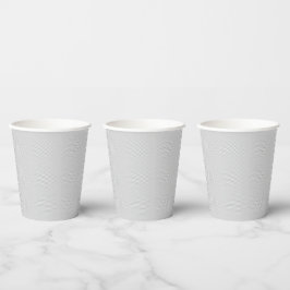 Moderne grijze stippen evenementenbord achtergrond papieren bekers