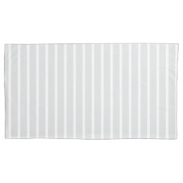 Moderne grijze streep afdrukken kussensloop