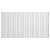 Moderne grijze streep afdrukken kussensloop (Voorkant-Rechts)