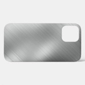 Moderne grijze textuur sjabloon Case-Mate iPhone case (Achterkant (horizontaal))
