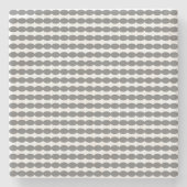 Moderne grijze witte geometrische patronen stenen onderzetter (Voorkant)
