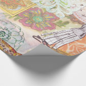 moderne  grillen cadeaupapier (Hoek)