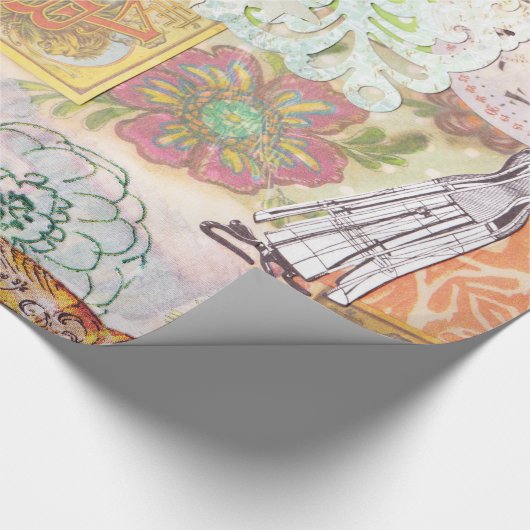 moderne  grillen cadeaupapier (Hoek)