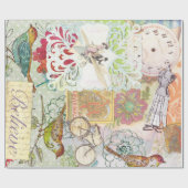 moderne  grillen cadeaupapier (Vlak)