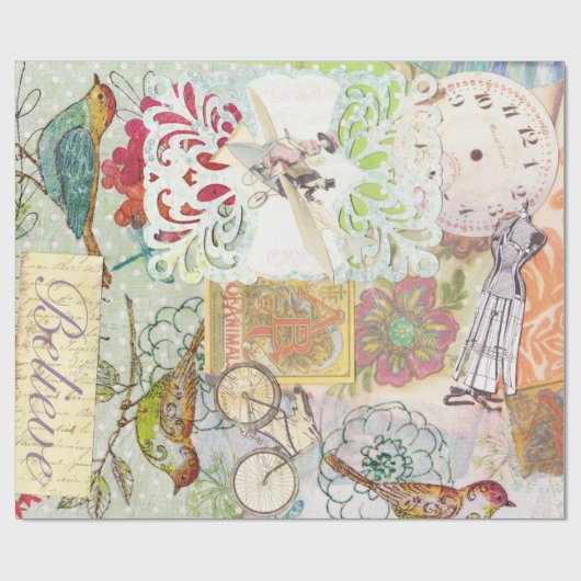 moderne grillen cadeaupapier (Vlak)