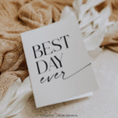 Moderne grillige bruiloft Dank u gevouwen Kaart