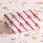 Moderne grillige kerst ornamenten inpakpapier vel