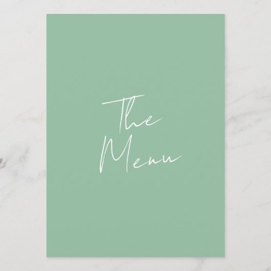 Moderne grillige kleurrijke Bright Fun Boho bruilo Menu (Achterkant)