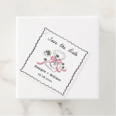 Moderne & grillige Martini Hand getrokken bruiloft Bedankjes Labels (In situ)