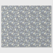 Moderne grillige slapende honden - Vanille op grij Cadeaupapier (Vlak)