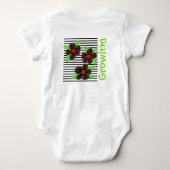 Moderne groeiende Baby-outfit Romper (Achterkant)