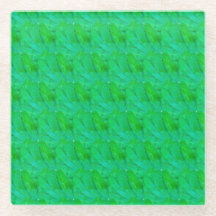 Moderne Groen Abstracte Botanische Patroon