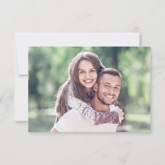 Moderne groen geometrische rustieke bruiloft QR-co RSVP Kaartje (Achterkant)