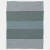 Moderne Groen Kleurenblok Fleece Deken (Voorkant)