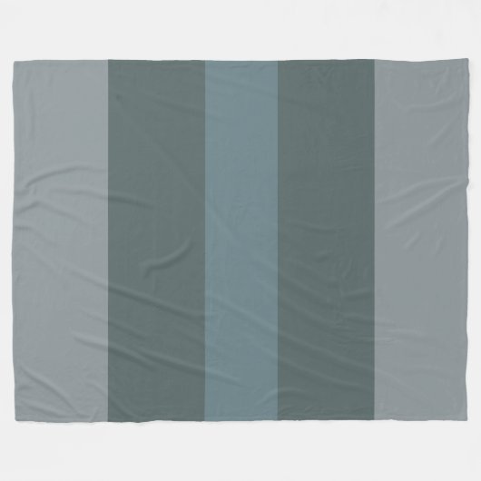 Moderne Groen Kleurenblok Fleece Deken (Voorkant (Horizontaal))