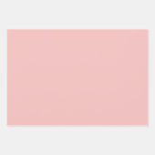 Moderne Groen Roze Gouden Kerstboom Branches Inpakpapier Vel (Voorkant 3)