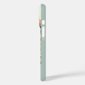 Moderne groene 7 foto collage Aangepaste kleuren Case-Mate iPhone Case (Achterkant / Links)