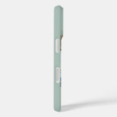 Moderne groene 7 foto collage Aangepaste kleuren Case-Mate iPhone Case (Achterkant / Rechts)