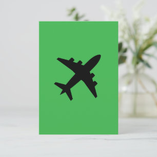 Moderne Groene Achtergrond   Minimalistisch Neon D Informatiekaartje