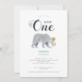 Moderne groene avontuur Beer Dier Eerste verjaarda Kaart (Voorkant)