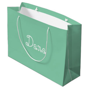Moderne groene Baby shower Gift Bag Groot Cadeauzakje