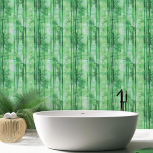 Moderne Groene Bamboe 2'x10' Roll Behang