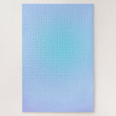 Moderne groene blauwe gradiënt Waterverf Regelboog Legpuzzel (Verticaal)