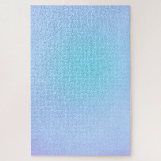 Moderne groene blauwe gradiënt Waterverf Regelboog Legpuzzel (Verticaal)