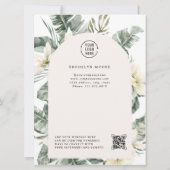 Moderne Groene Boho Boog | Prijsfolder (Achterkant)
