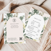 Moderne Groene Boho Boog | Prijsfolder