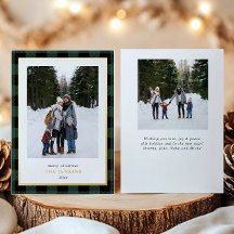 Moderne groene buffel speelde twee kerstfoto's