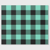 Moderne groene buffels paaspaaspapier cadeaupapier (Vlak)