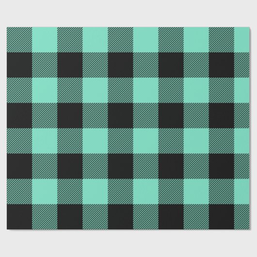 Moderne groene buffels paaspaaspapier cadeaupapier (Vlak)