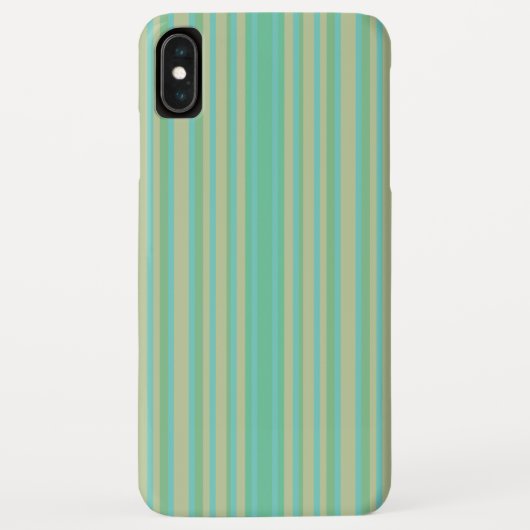 Moderne Groene Case-Mate Barely There iPhone XS Ma Case (Achterkant)
