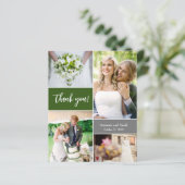 Moderne Groene Eenvoudige Fotocollage Aangepast hu (Staand voorkant)