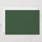 Moderne Groene Elegante Script Foto Afstuderen Kaart (Achterkant)