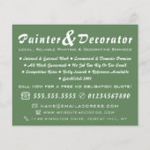 Moderne groene en bruine schilder en decorator flyer (Voorkant)