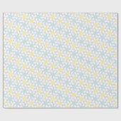 Moderne Groene en Gele Pinwheel Tessellation Cadeaupapier (Vlak)