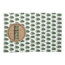 Moderne groene en witte kerstboom