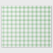 Moderne groene en witte spelden |Groot patroon| Cadeaupapier (Vlak)